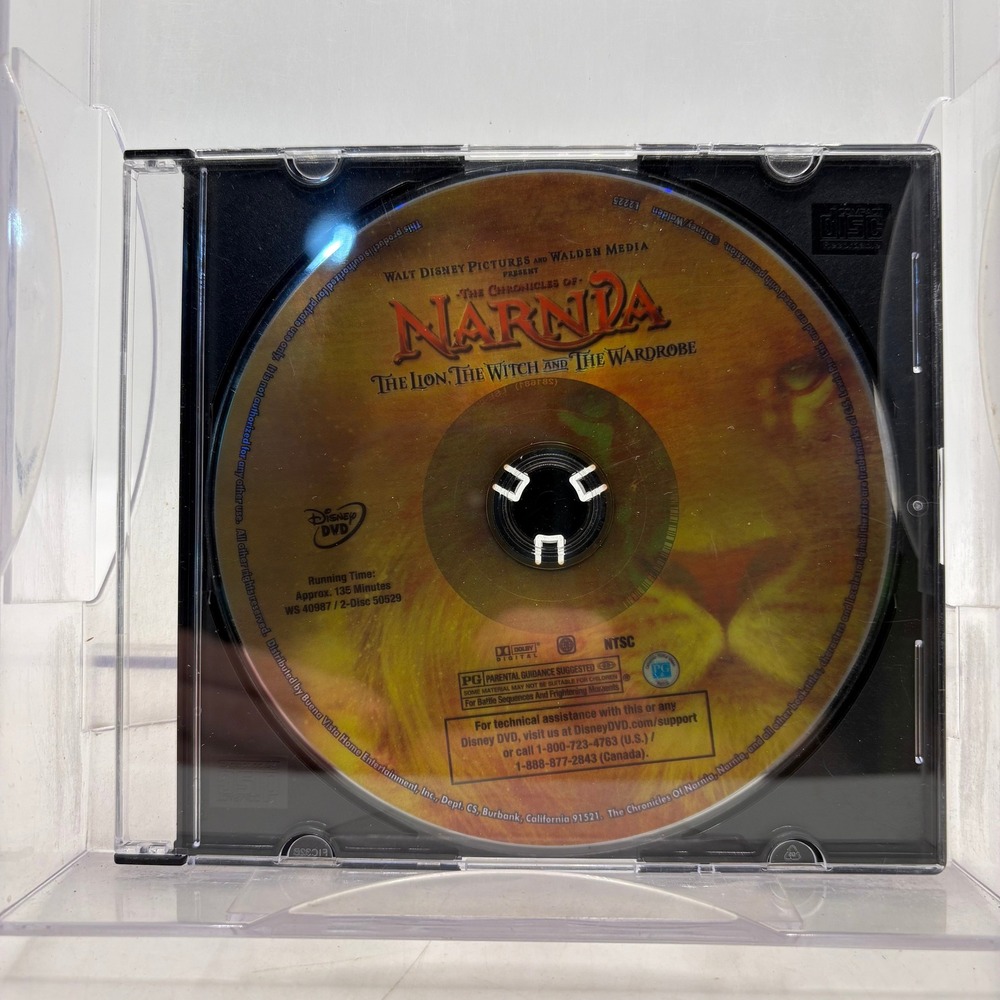 The Chronicles of Narnia The Lion The Witch and The Wardrobe DVD Disc 1 Movie